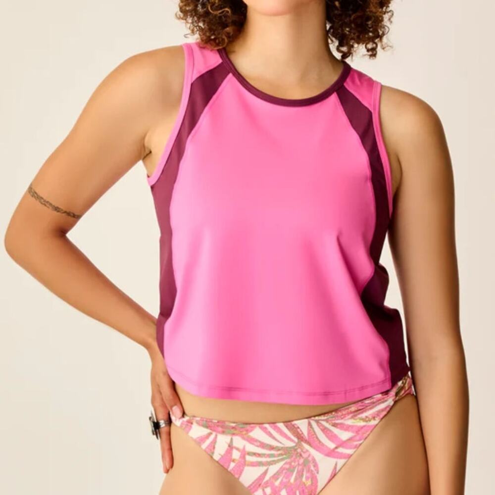 NWOT Carve Designs Manu Tank Sun Shirt Hot Pink Size S